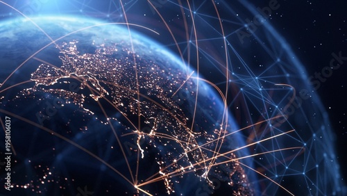 Фотография Global Connection Lines