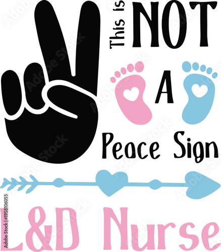 Labor and Delivery Nurse SVG