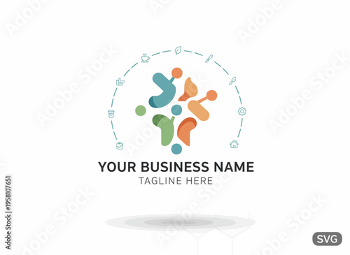 Business team collaboration occurs in office with people working together