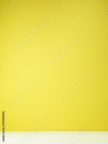 Simple Bright Yellow Texture Background
