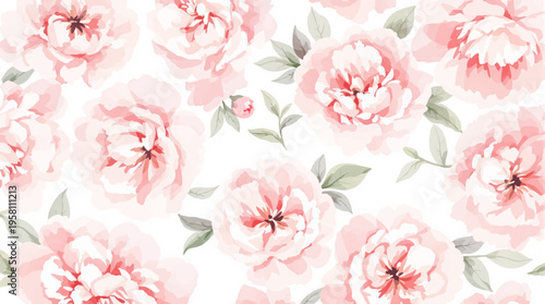 A fresh watercolor floral frame with natural tones and soft textures ideal for spring-themed creative projects