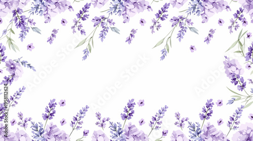 Elegant watercolor roses and blossoms arranged as a frame for text, invitations, or refined decorative design projects