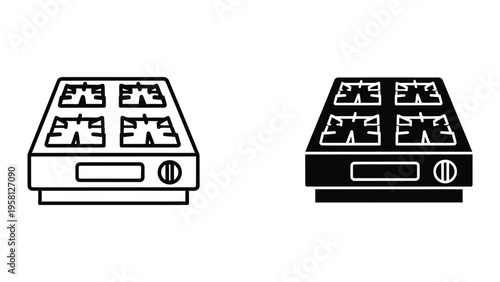 dual usb car charger ports flat design vector illustration