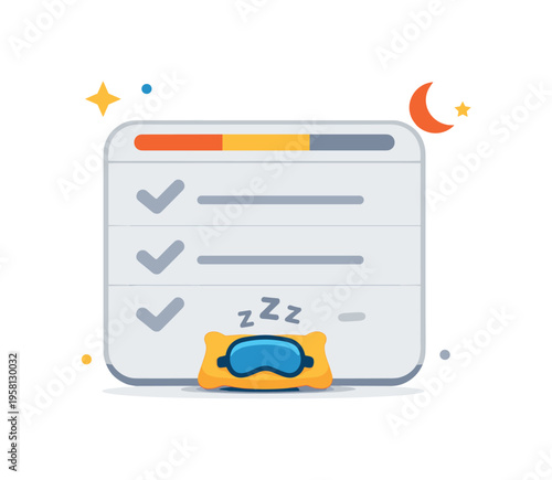 Fact check burnout represented by a muted interface panel with dimmed check icons and a small rest indicator, delivering a message of pause, recovery, and
