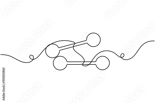 Pair of dumbbell icon continuous one line drawing on white background minimal hand weights symbol outline vector illustration