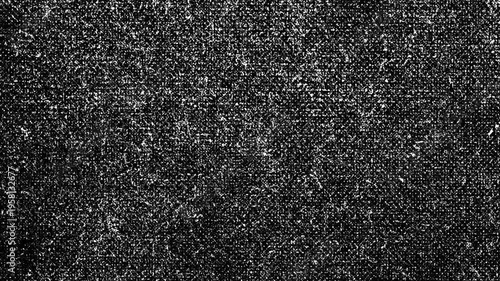 Animated White Halftone Dot Grunge Texture Background Overlay Loop.Vintage paper style motion graphic with abstract black halftone pattern and noise grain effect for video editing. 4k resolution