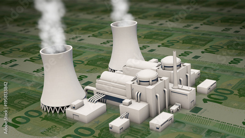 Atomkraftwerk auf 100 Euro - Scheinen Kernenergie und Geld