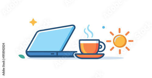 Street Demonstration. Colorful flat vector icons set of Street Demonstration: city street, protest crowd, banner blank, megaphone, raised fists crowd, marching