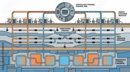 Central Thermal Control System Diagram.