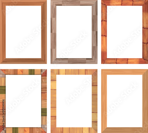 木材のフレーム額縁