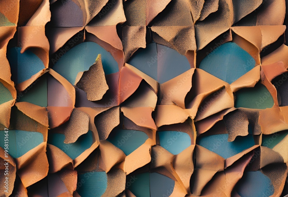 Obraz premium Natural wall decor featuring colorful seasonal changing leaves.