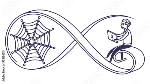 Infinite possibilities of digital connection and endless learning through technology