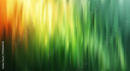 Vertical reeded glass gradient bg. Elongated ribbed distortion.