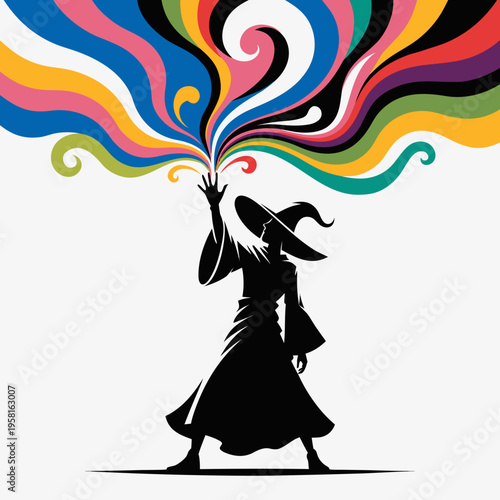 dancing girl silhouette