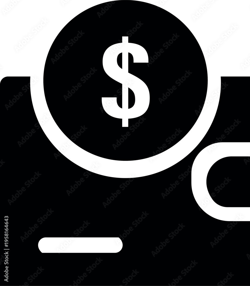 Fototapeta premium dollar sign icon