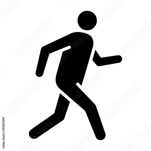 Walking Person Vector Icon