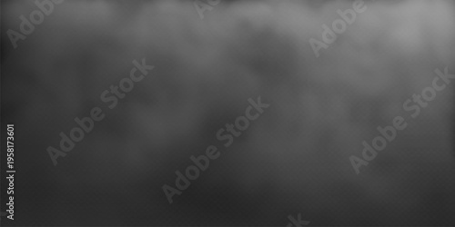 Abstract display of dark gradient with smoky texture. Designed with black and gray tones. Perfect for creating mysterious and atmospheric backdrops.