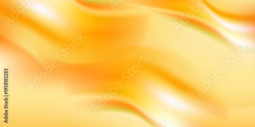 Abstract Warm Orange Gradient Wave Background with Soft Light and Smooth Flow
