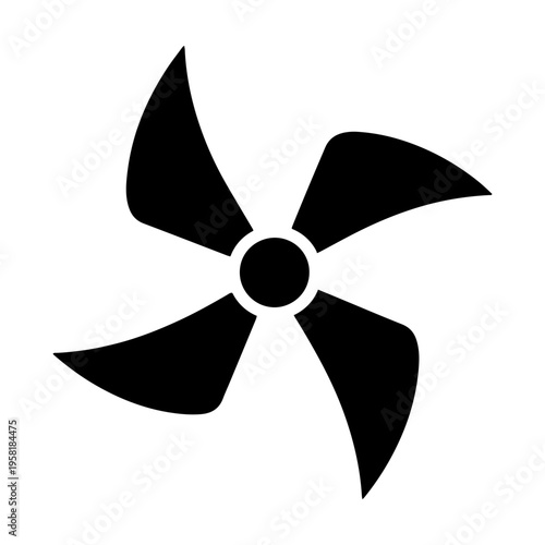 Fan Blade Vector Icon