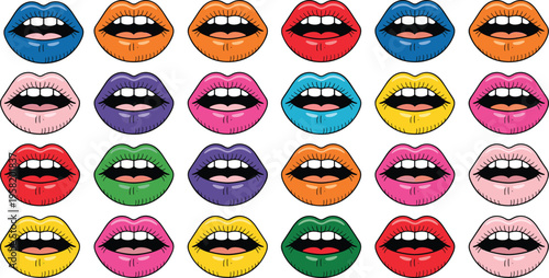 Flat vector youth mental health icon set featuring diverse people counseling therapy support and wellness symbols for healthcare.