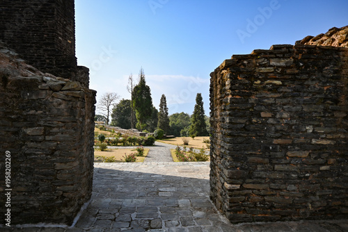 Photography a photograph of the Rabdentse Ruins in Pelling, Sikkim, India