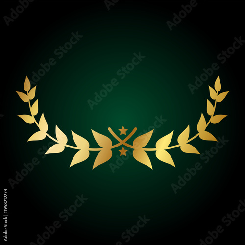 Vector wreaths and branches with leaves. Images of laurel wreaths and branches. Laurel wreaths, swirls. Elements of herbs, flowers, and plants. Elements for your design.