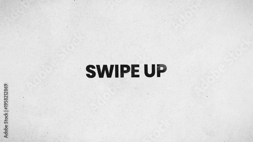 Swipe Action Pencil Scribble Text Animation 4K Mobile Interaction Prompt and Navigation Engagement Call To Action