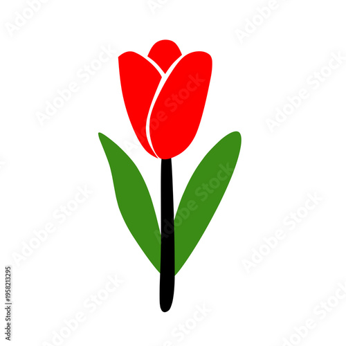 vector icon of a flower