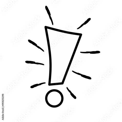 exclamation vector icon
