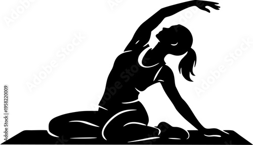 silhouette of a woman