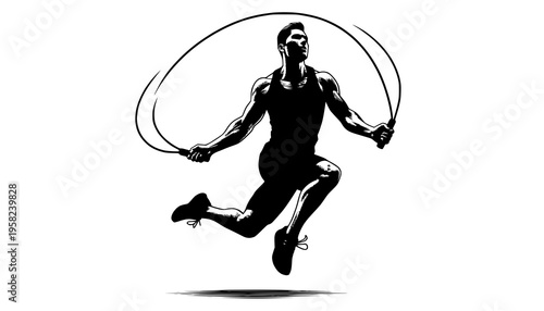 tennis player silhouette