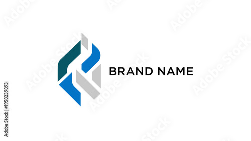 Company Brand Identity Logo Design Template.