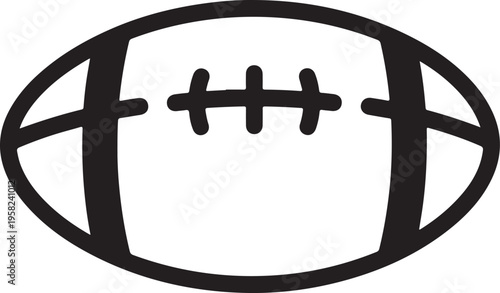 Vector American football icon