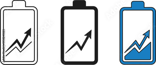 Battery charge levels indicator
