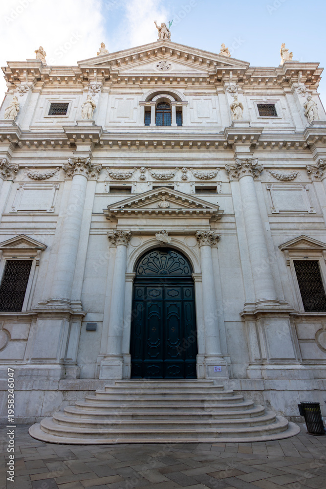 Obraz premium Church of Santissimo Salvatore in Venice, Italy