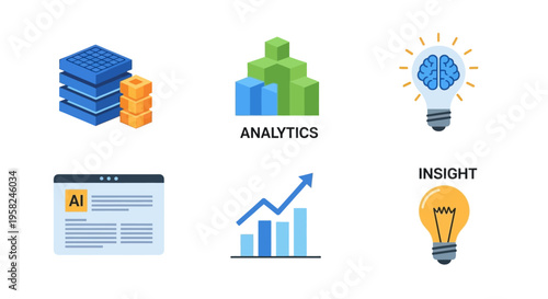 Business data analysis and insight concept.