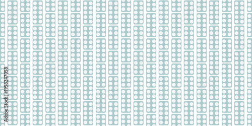 Medical pills blister pack seamless pattern for pharmacy branding. Health care pattern