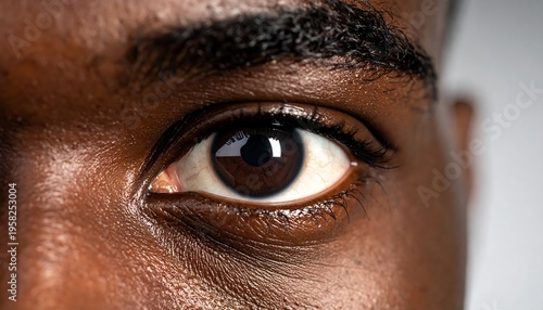 Close-up Macro Shot of a Human Eye.