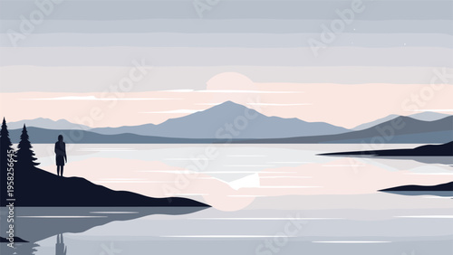 Tropical paradise beach with leaning palm trees, white sand, crystal clear blue water, and a lone sailboat on the horizon.