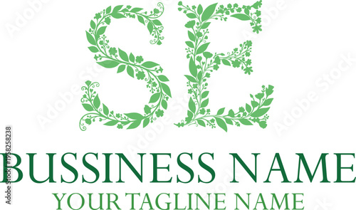 SE S se initial logo | initial based abstract modern minimal creative logo, vector template image. luxury logotype logo, real estate homie logo. typography logo. initials logo