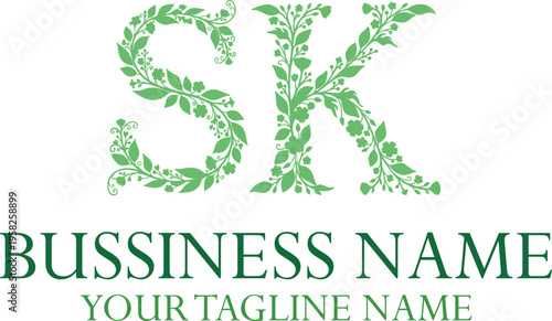 SK S sk initial logo | initial based abstract modern minimal creative logo, vector template image. luxury logotype logo, real estate homie logo. typography logo. initials logo