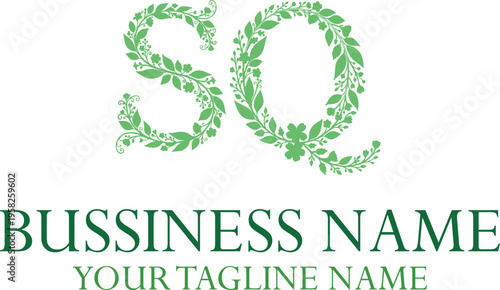 SQ S sq initial logo | initial based abstract modern minimal creative logo, vector template image. luxury logotype logo, real estate homie logo. typography logo. initials logo