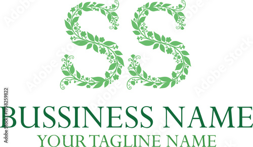 SS S ss initial logo | initial based abstract modern minimal creative logo, vector template image. luxury logotype logo, real estate homie logo. typography logo. initials logo