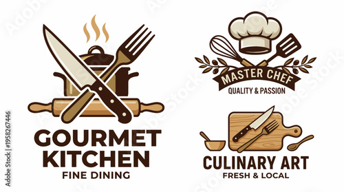 This image showcases a gourmet kitchen setup featuring essential culinary tools, symbolizing fine dining and the art of cooking with passion and quality in a modern context.