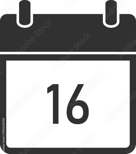 Calendar Page Number 16