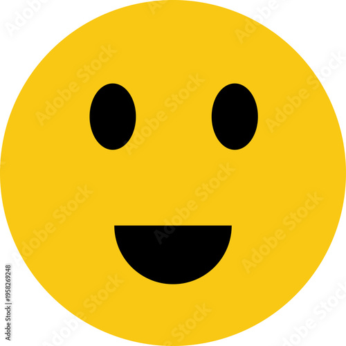 Simple Yellow Smiley Face