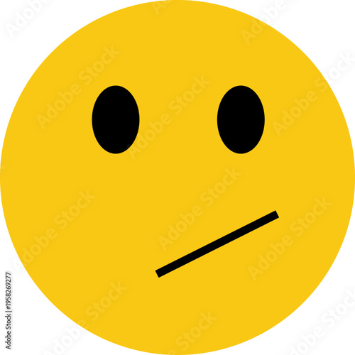 Confused Emoji Face