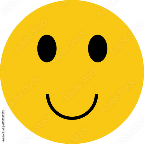 Simple Yellow Smiley Face