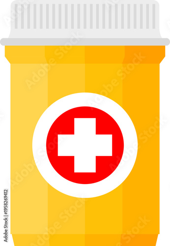 Prescription Pill Bottle Icon