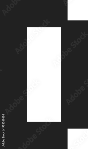 Minimalist Black and White Geometric Shapes